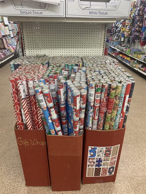 dollar tree wrapping paper christmas.